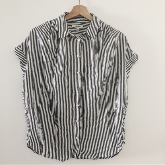 Madewell Stripe Button-down Top - Picture 4 of 8